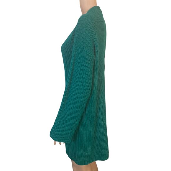 Vintage Reed Hunter Cardigan Womens Small Wool Blend Green VNeck - Picture 14 of 15